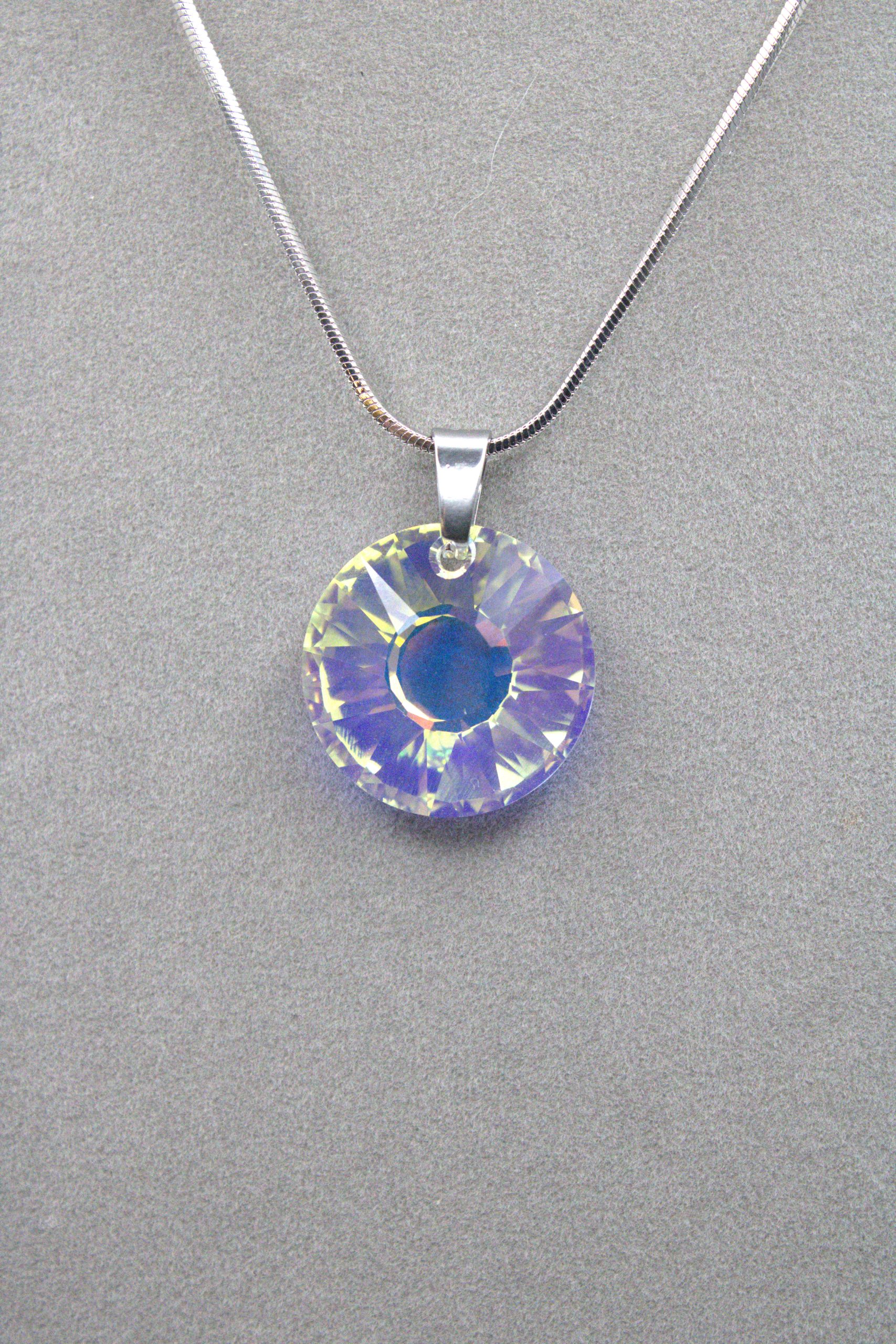 19mm Sun Necklace made with Swarovski Crystals PP - Image 3