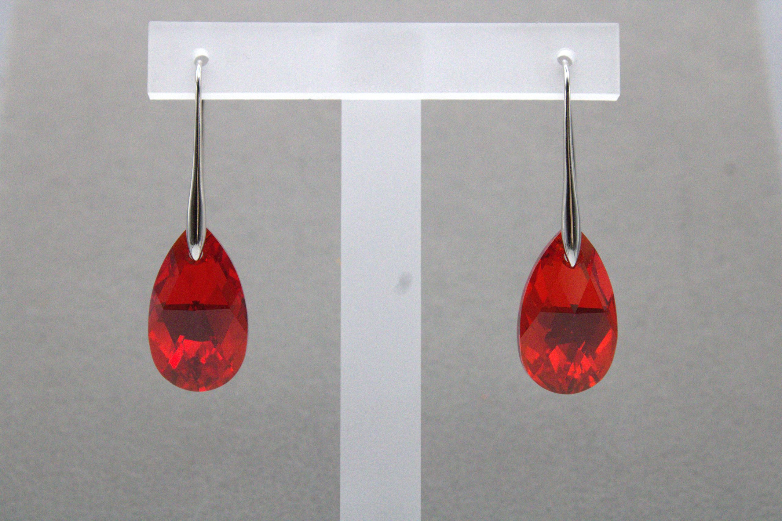 22mm Drop Earrings made with Swarovski Crystals